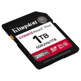 SD 1TB Kingston Canvas React Plus, UHS-II жад картасы (SDR2V6/1TB) фото #1