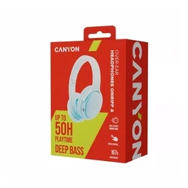 Құлаққаптар CANYON headset OnRiff 4 Blue (CNS-CBTHS4BL) фото #4
