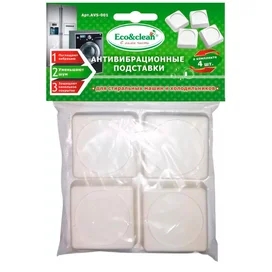 Eco&clean AVS-001 Дірілге қарсы тіректері, ақ шаршы фото