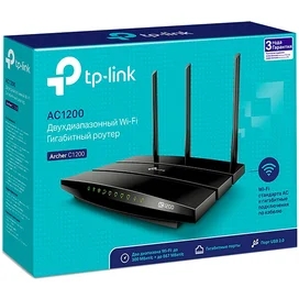 TP-Link Archer C1200 Сымсыз бағдарлауышы, 4 портты + Wi-Fi, 867/300 Mbps (Archer C1200) фото #3