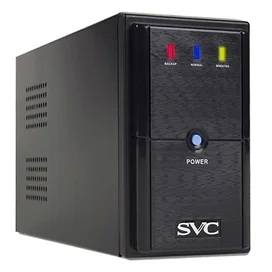 SVC ҮҚК, 500VA/300W, AVR:165-275В, 2Schuko, Black (V-500-L) фото