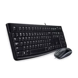 USB Logitech MK120 Сымды пернетақтасы + тінтуірі фото