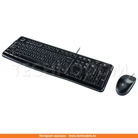 USB Logitech MK120 Сымды пернетақтасы + тінтуірі фото #1
