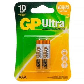 AAA батареясы 2 дана GP Ultra фото