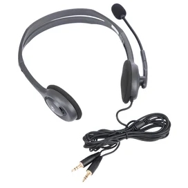 Logitech H110 жапсырмалы гарнитурасы, Silver фото #1