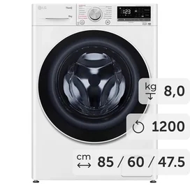 Кір жуғыш машина LG F2V5PS0W фото