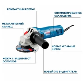 Углошлифовальная машина Bosch GWS 750-125 (0601394001) фото #3