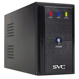 SVC ҮҚК, 650VA/390W, AVR:165-275В, 2Schuko, Black (V-650-L) фото