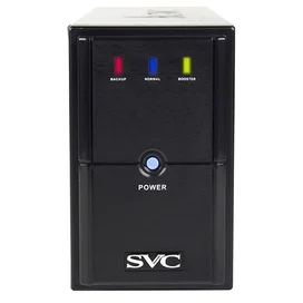 SVC ҮҚК, 650VA/390W, AVR:165-275В, 2Schuko, Black (V-650-L) фото #1